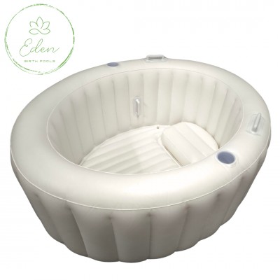 Eden White Birth Pool, liner and inflate pump