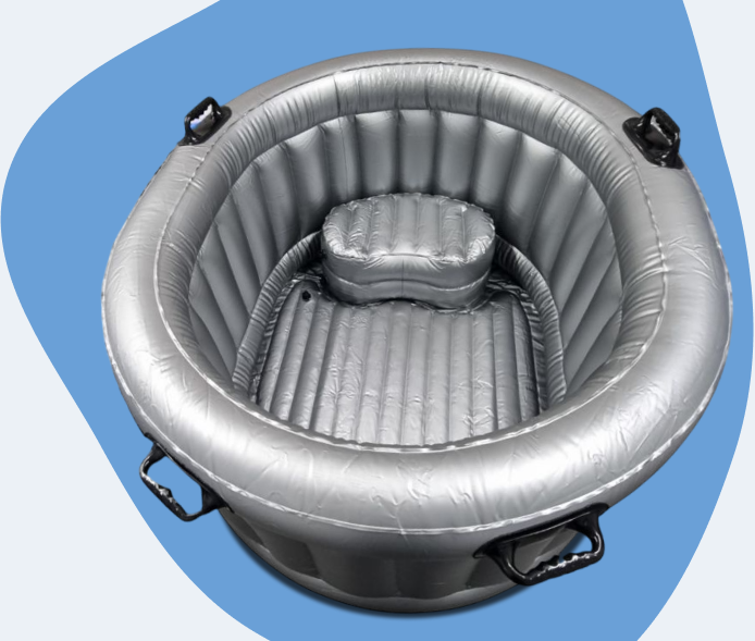 Prepared home birth space with a birthing pool